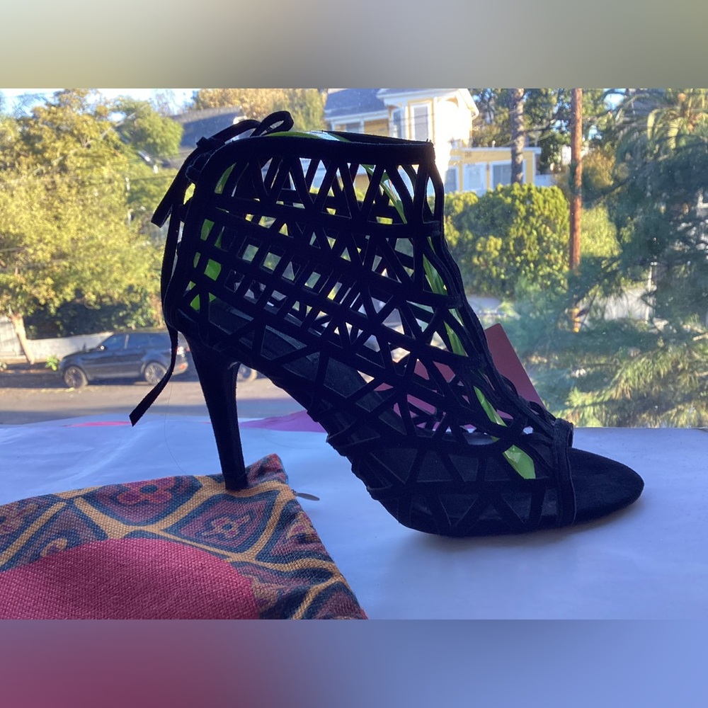 ZARA Basic cage heels